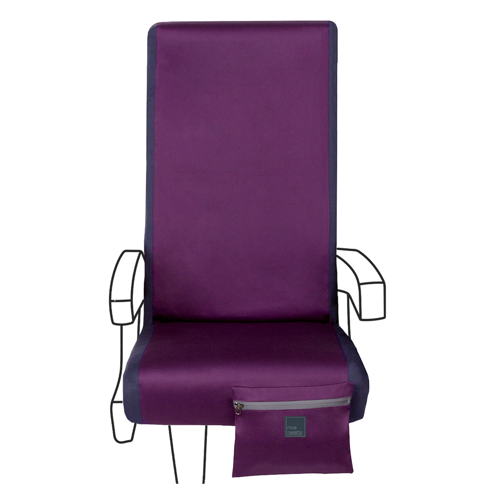Amethyst Seat Cover