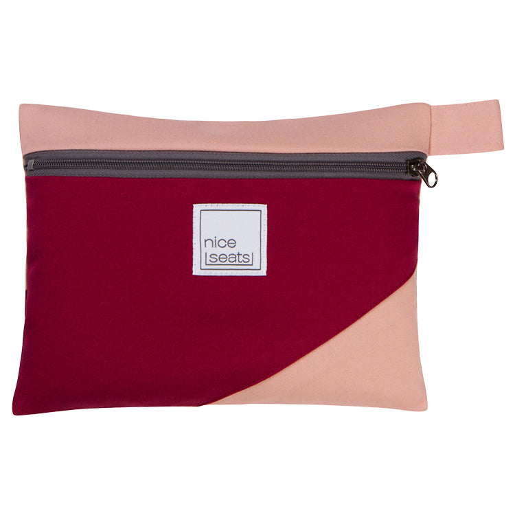 Bordeaux + Blush Seat Cover Bag