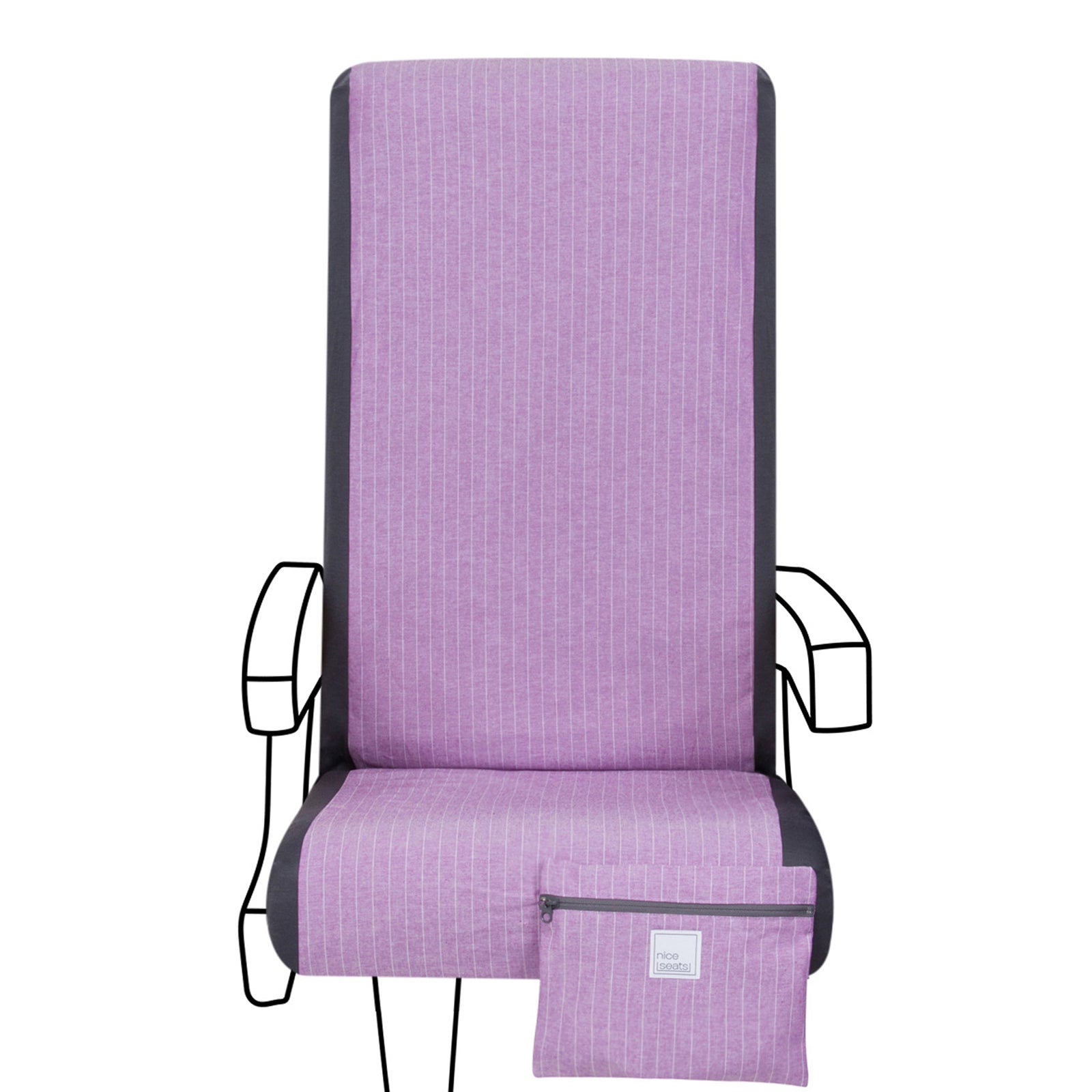 Lavender Pinstripe